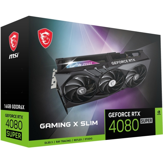 MSI GeForce RTX 4080 SUPER GAMING X SLIM 16 GB GDDR6X